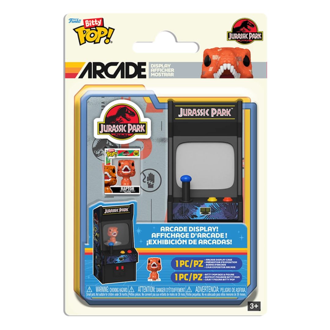 Bitty Pop! Arcade Display Jurassic Park Raptor
