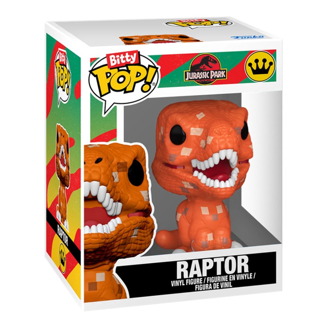 Bitty Pop! Arcade Display Jurassic Park Raptor