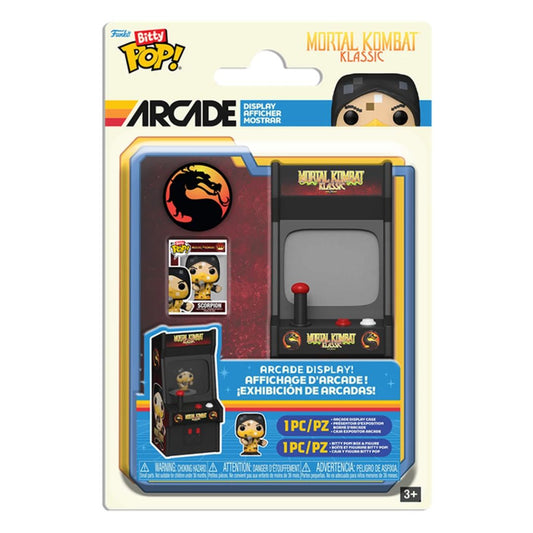 Bitty Pop! Arcade Display Mortal Kombat Klassic Scorpion