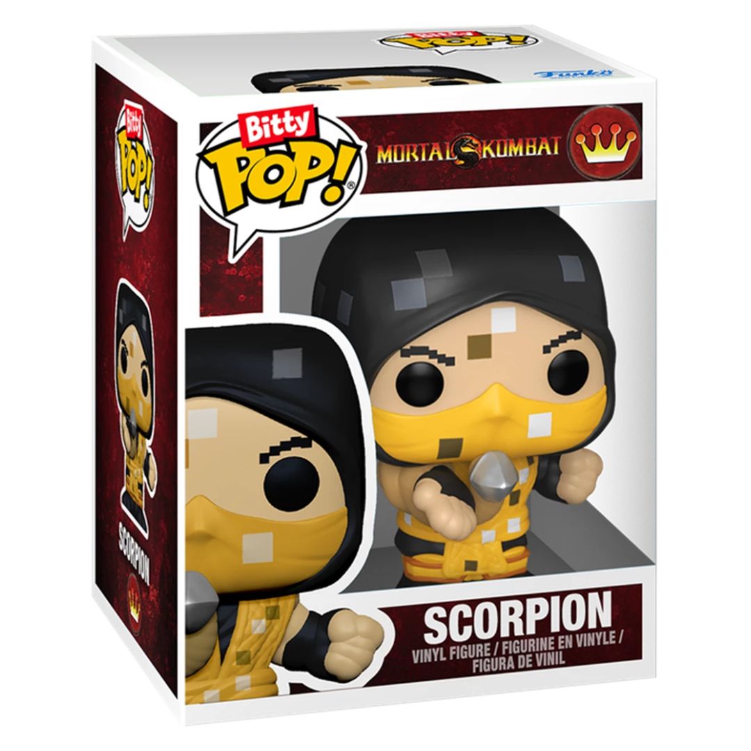 Bitty Pop! Arcade Display Mortal Kombat Klassic Scorpion