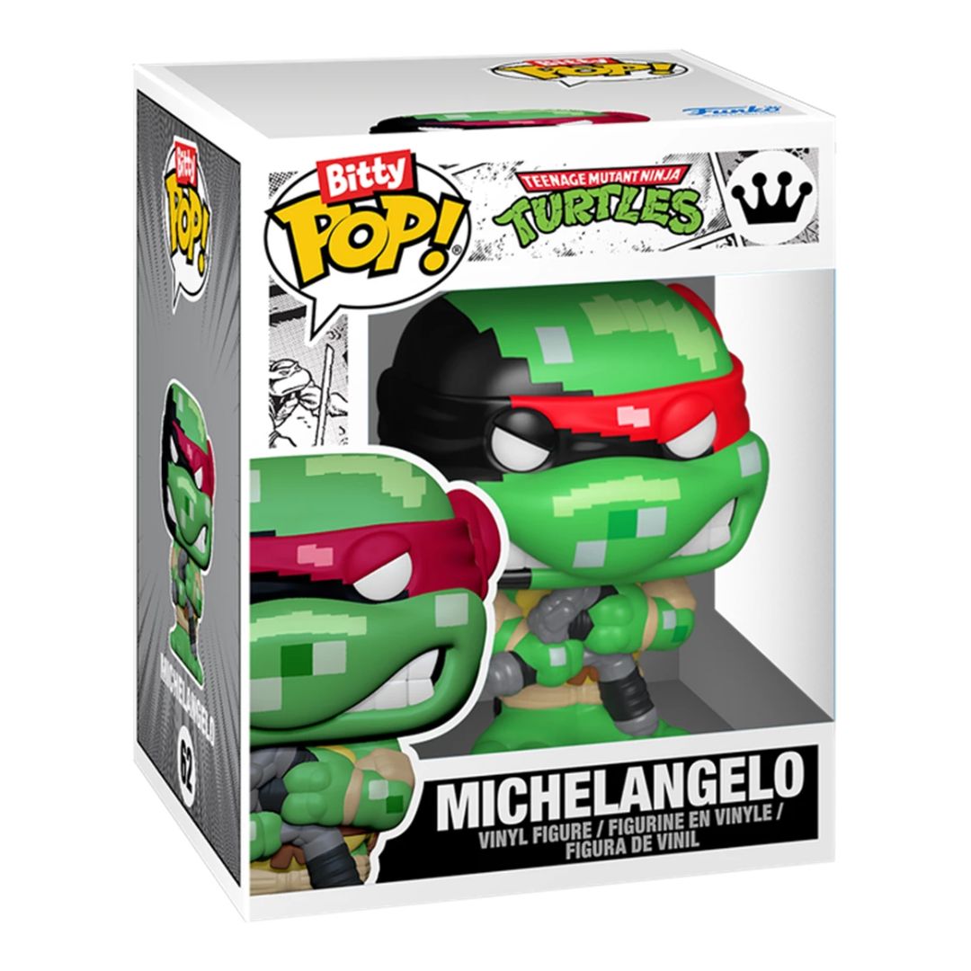 Bitty Pop! Arcade Display Teenage Mutant Ninga Turtles Michelangelo