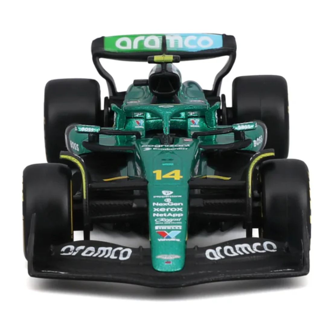 Bburago 1:43 F1 Aston Martin AMR25 #14 Fernando Alonso