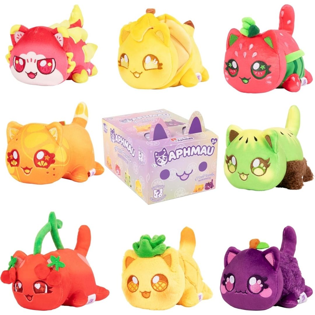 Aphmau Mystery MeeMeows Mystery 6" Plush Fruits Blind Box