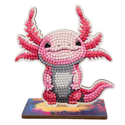 Crystal Art Wildlife Buddies Misunderstood Series 7 - Axolotl
