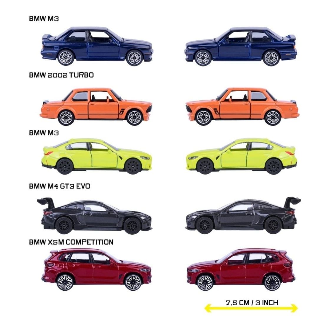 Majorette 5 Pack Die-cast BMW Edition