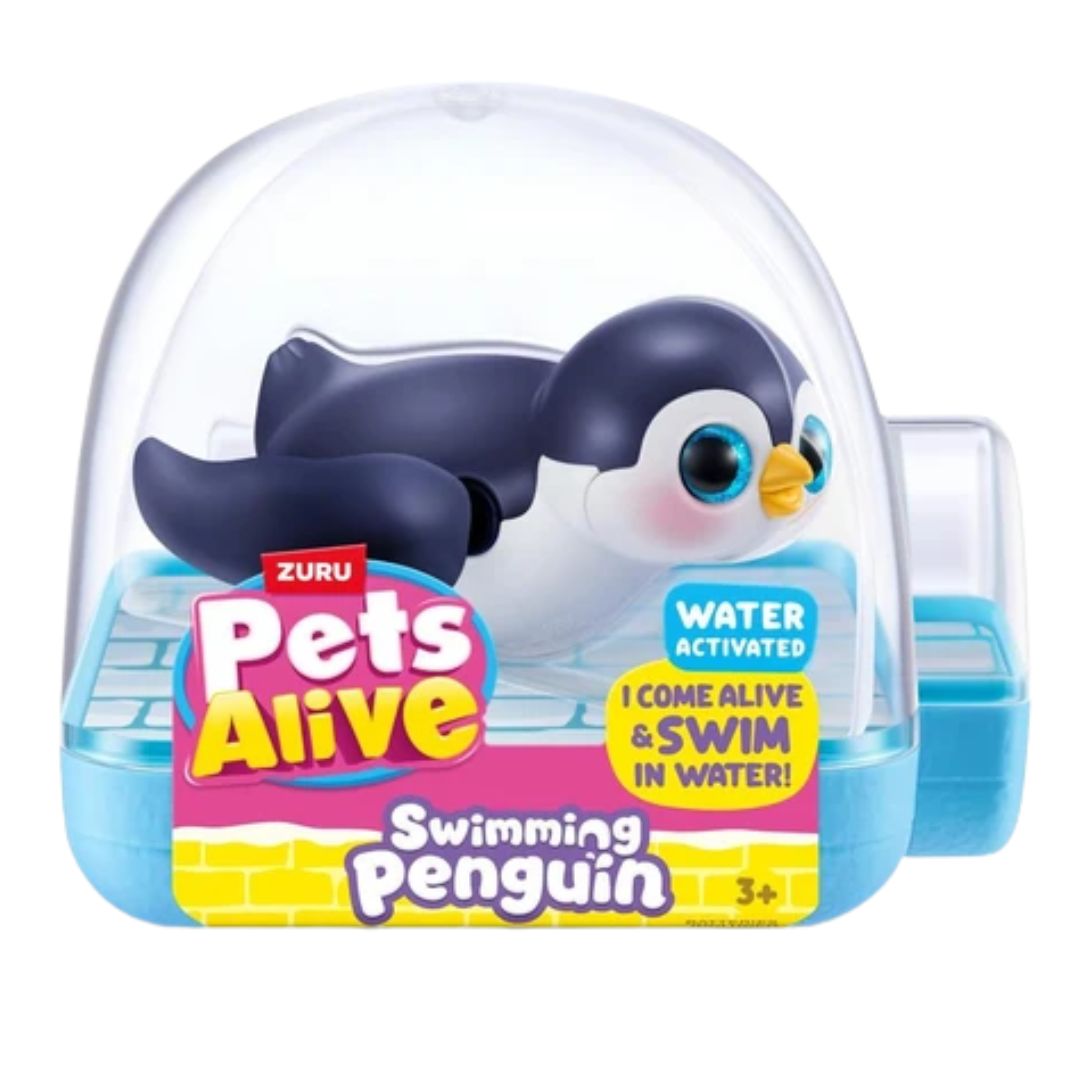 Pets Alive Swimming Penguin Black