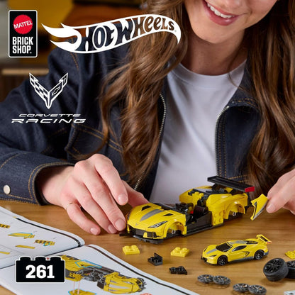 Mattel Brick Shop Hot Wheels Speed Series '20 Corvette C8.R Building Set