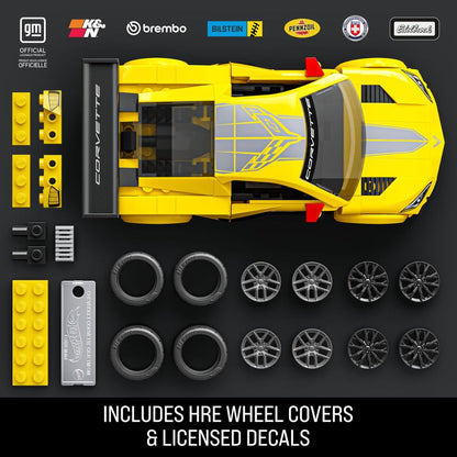 Mattel Brick Shop Hot Wheels Speed Series '20 Corvette C8.R Building Set