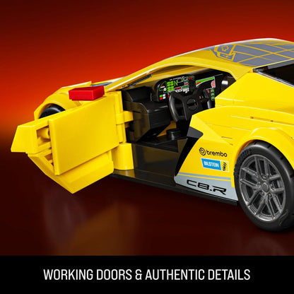 Mattel Brick Shop Hot Wheels Speed Series '20 Corvette C8.R Building Set