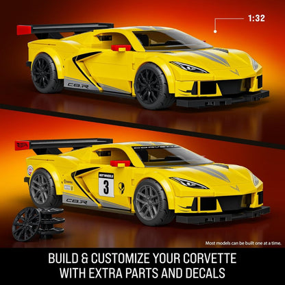 Mattel Brick Shop Hot Wheels Speed Series '20 Corvette C8.R Building Set