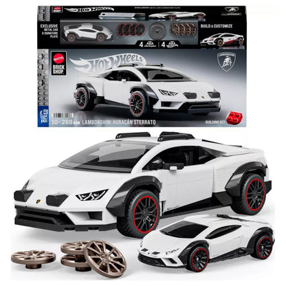 Mattel Brick Shop Hot Wheels Speed Series Lamborghini Huracan Sterrato Building Set