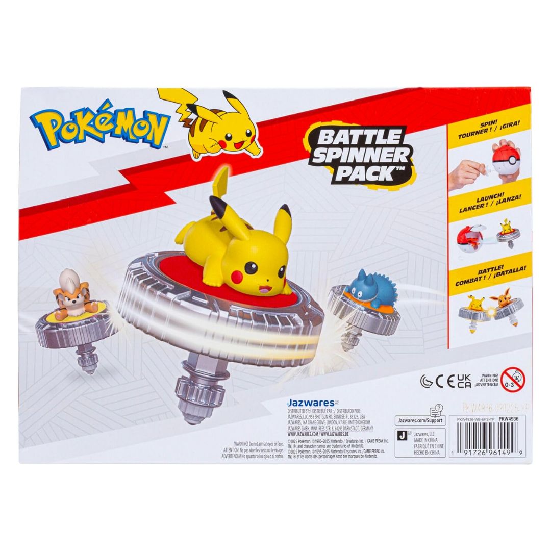 Pokemon Battle Spinner Pack - Pikachu with Great Ball