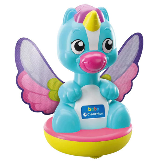 Clementoni Clemmy Spin & Dream Unicorn Blue