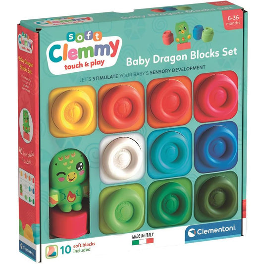 Clementoni Clemmy Baby Dragon Blocks Set