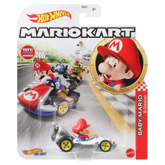Hot Wheels Mario Kart - Baby Mario B-Dasher