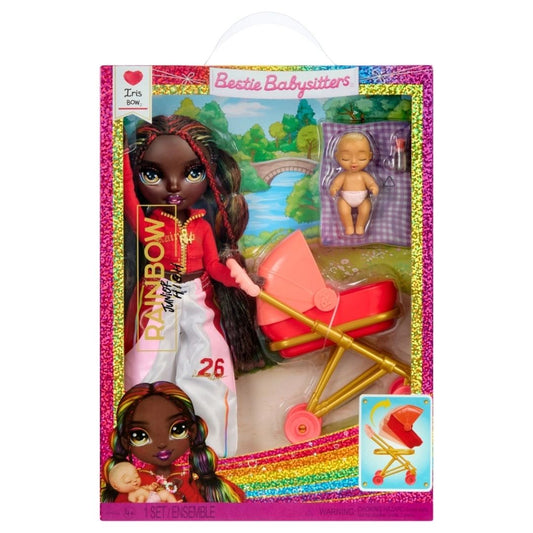 Rainbow High Junior High Bestie Babysitters Iris Bow