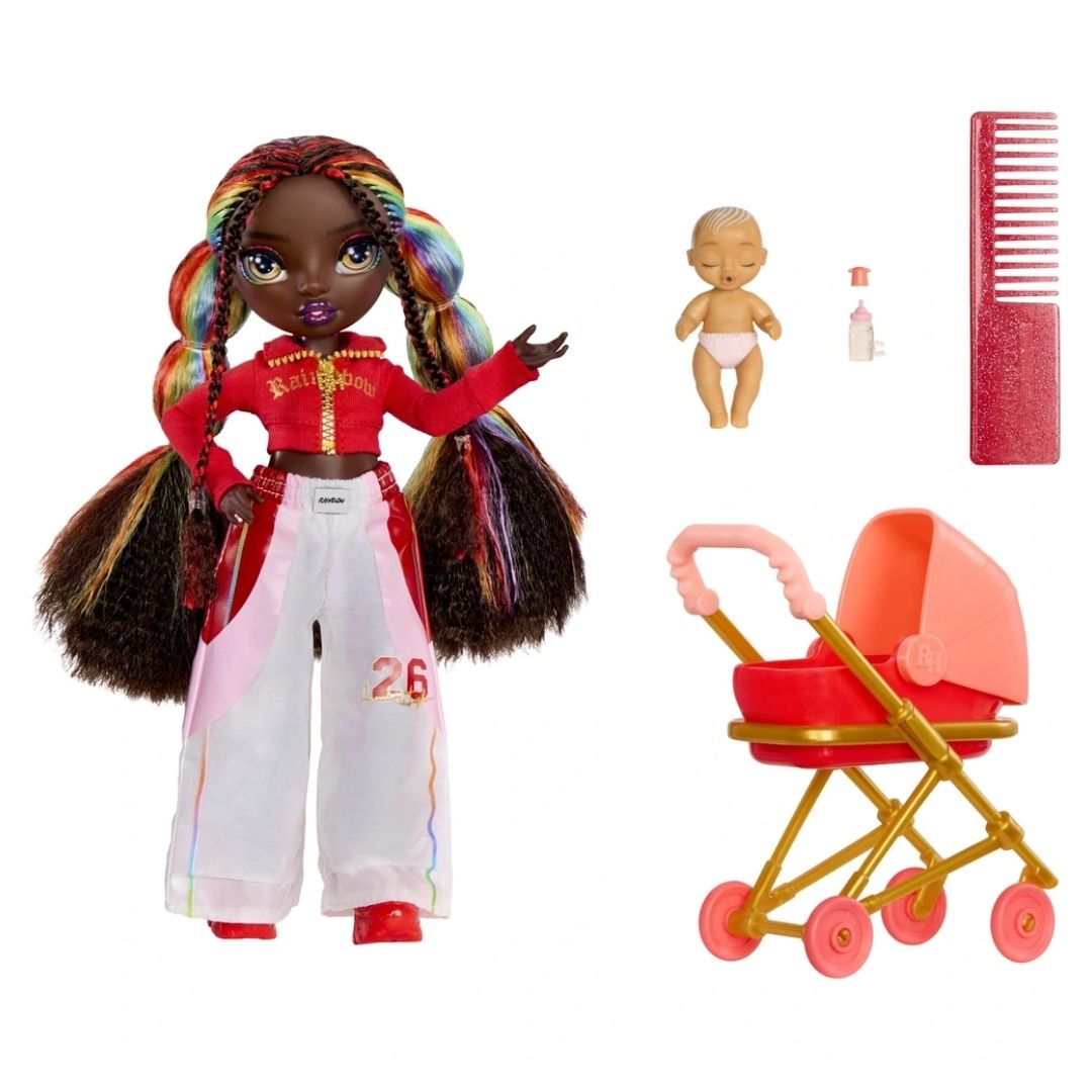 Rainbow High Junior High Bestie Babysitters Iris Bow
