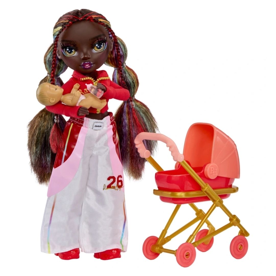 Rainbow High Junior High Bestie Babysitters Iris Bow