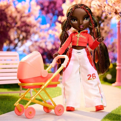Rainbow High Junior High Bestie Babysitters Iris Bow