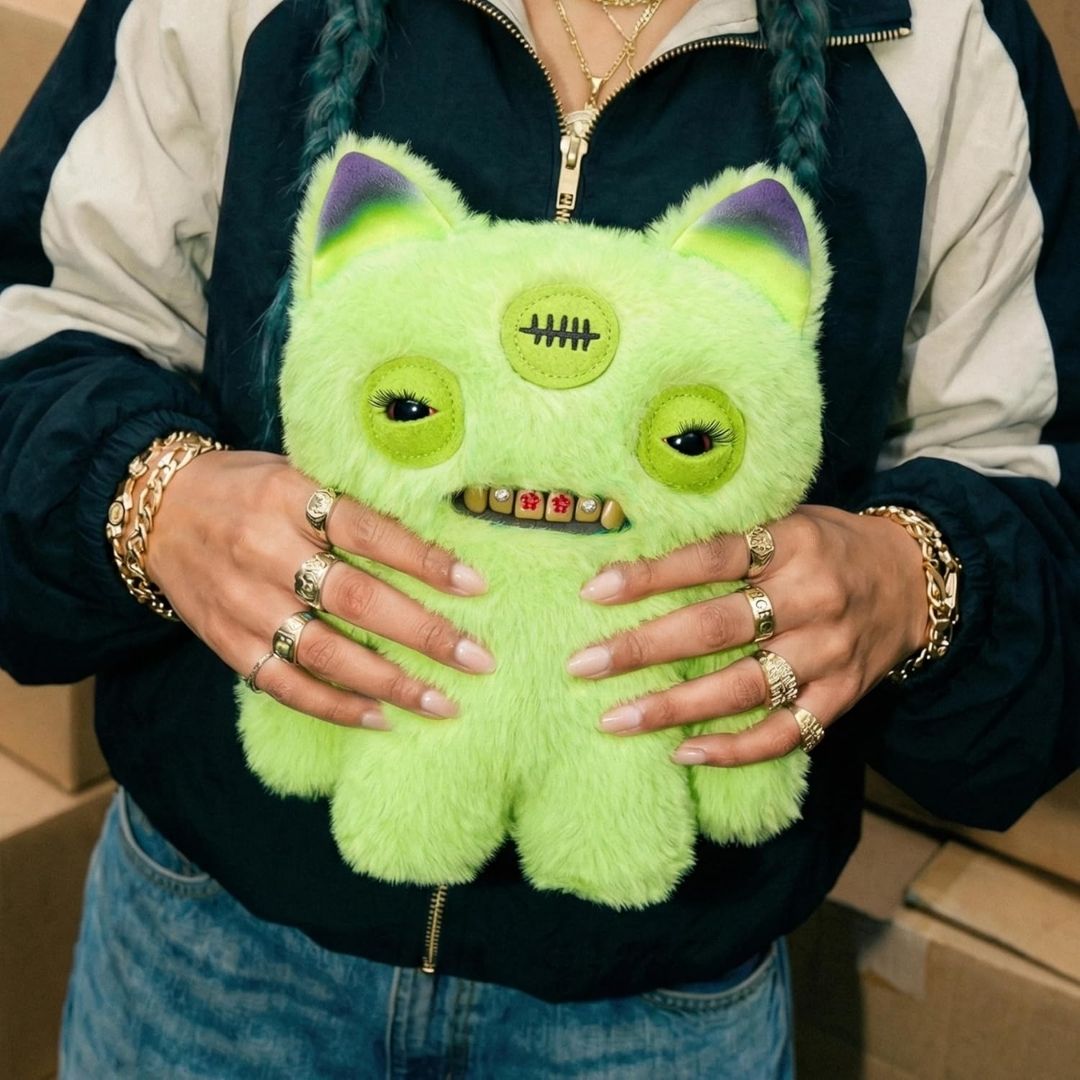 Fuggler Baddies Annoyed Alien (Green) Plush