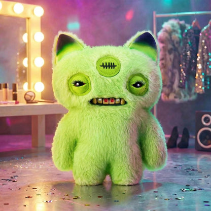 Fuggler Baddies Annoyed Alien (Green) Plush