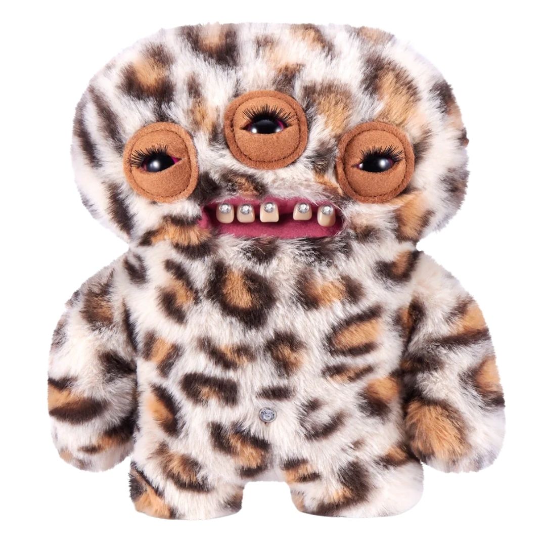 Fuggler Baddies Annoyed Alien (Leopard Print) Plush