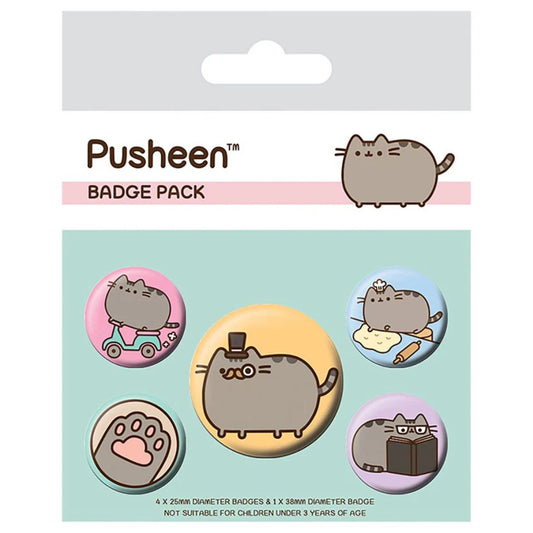 Badge Pack - Pusheen the Cat (Fancy)