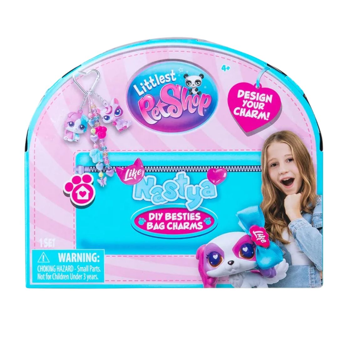 Littlest Pet Shop Nastya DIY Besties Bag Charms Surprise