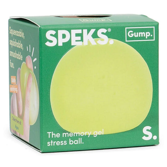 Speks. Gump Memory Gel Stress Ball - Algae