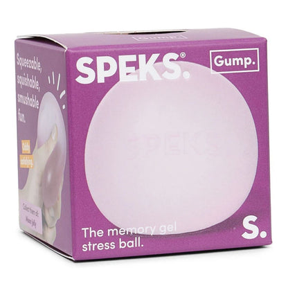 Speks. Gump Memory Gel Stress Ball - Moon Jelly