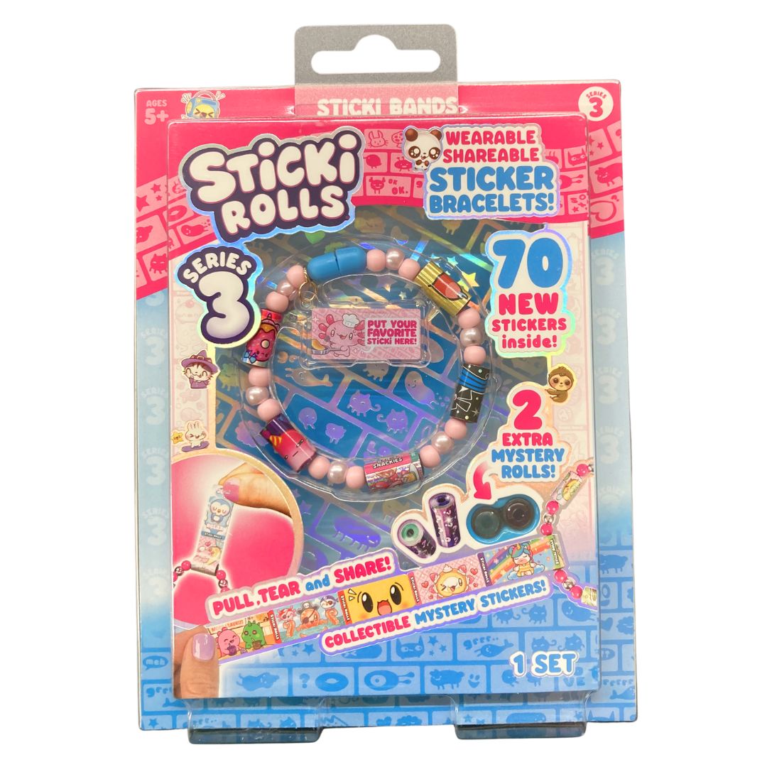 Sticki Rolls Sticki Bands Series 3 Light Pink