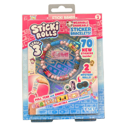 Sticki Rolls Sticki Bands Series 3 Light Pink