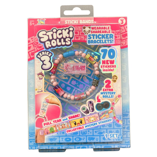 Sticki Rolls Sticki Bands Series 3 Light Pink