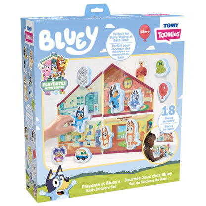 Bluey Playdate at Bluey's Bath Stickers Set