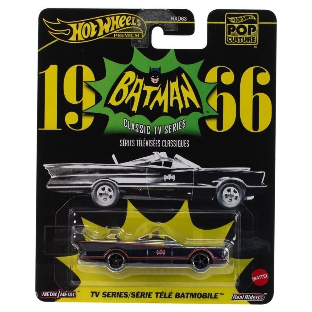 Hot Wheels Premium Pop Culture Batman Classic TV Series Batmobile