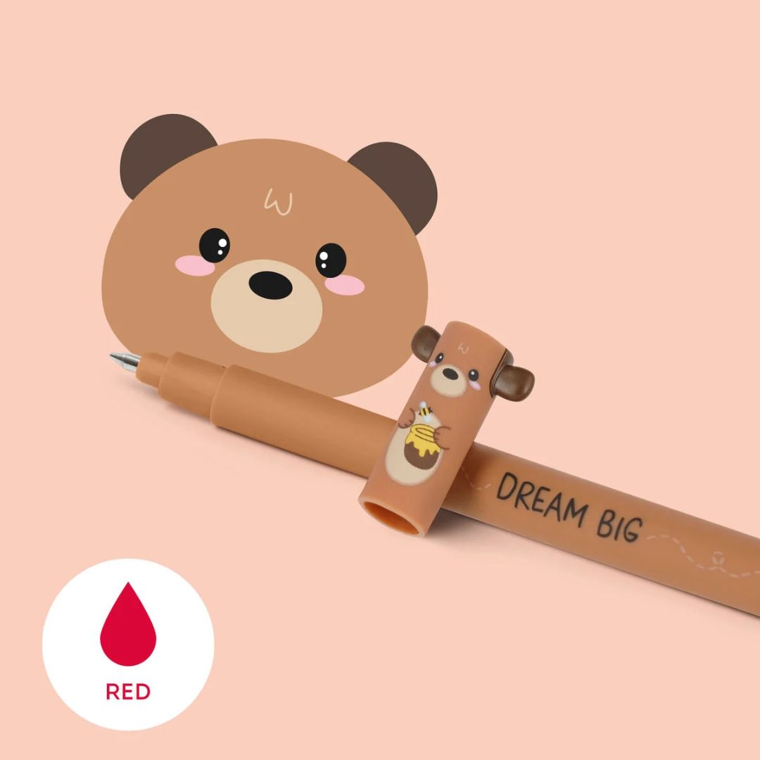 Legami Erasable Gel Pen Teddy Bear
