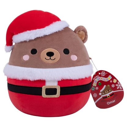 Squishmallows Festive 7.5" Plush Omar the Brown Bear
