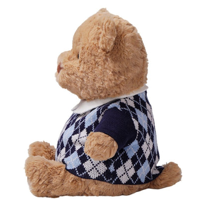 McHugs Argyle Sweater Raffles Bear 25cm Plush