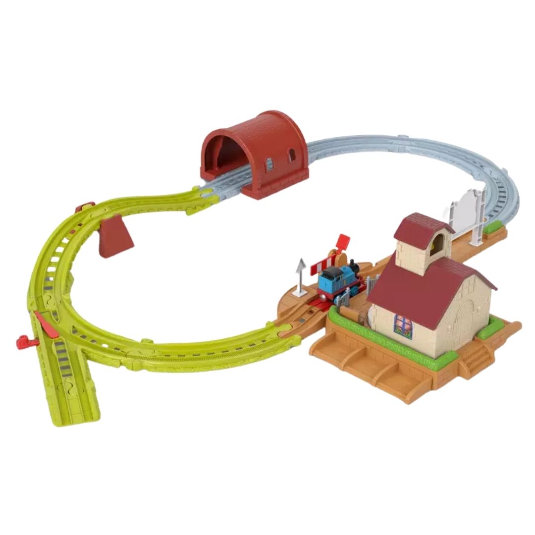 Thomas & Friends Diecast Bell Station With Thomas Playset