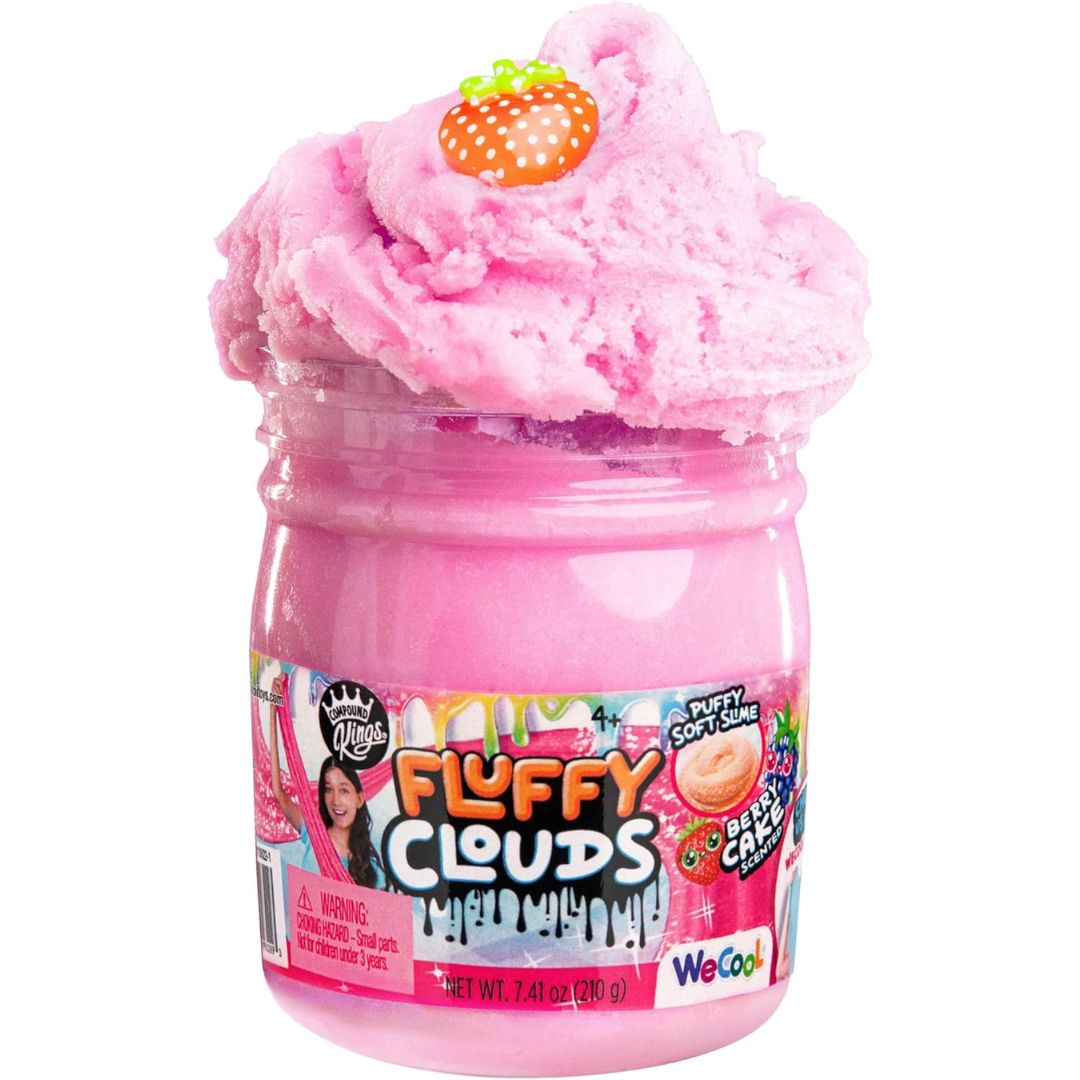 Compound Kings Fluffy Clouds Slime Jar Berry Cake Scented