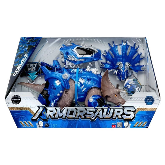 Armorsaurs Armor-Up Dinosaur Figure Cobalt Triceratops
