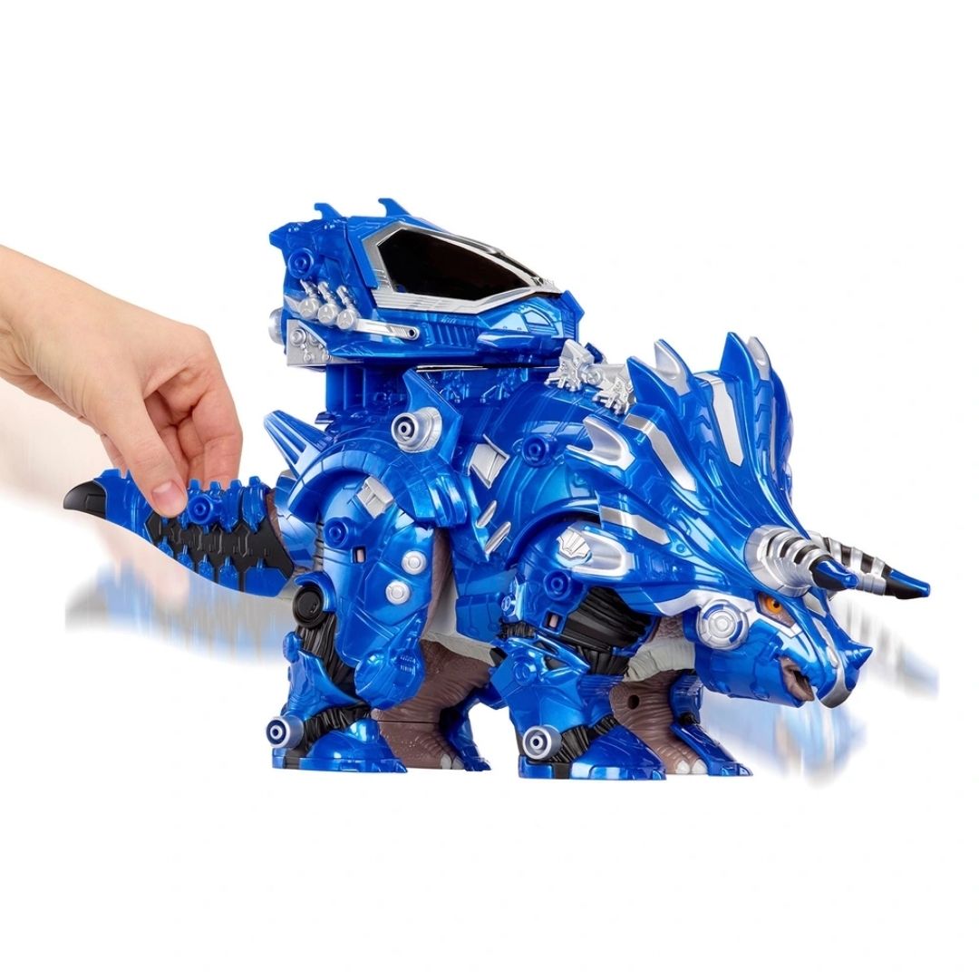 Armorsaurs Armor-Up Dinosaur Figure Cobalt Triceratops
