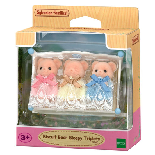 Sylvanian Families Biscuit Bear Sleepy Triplets