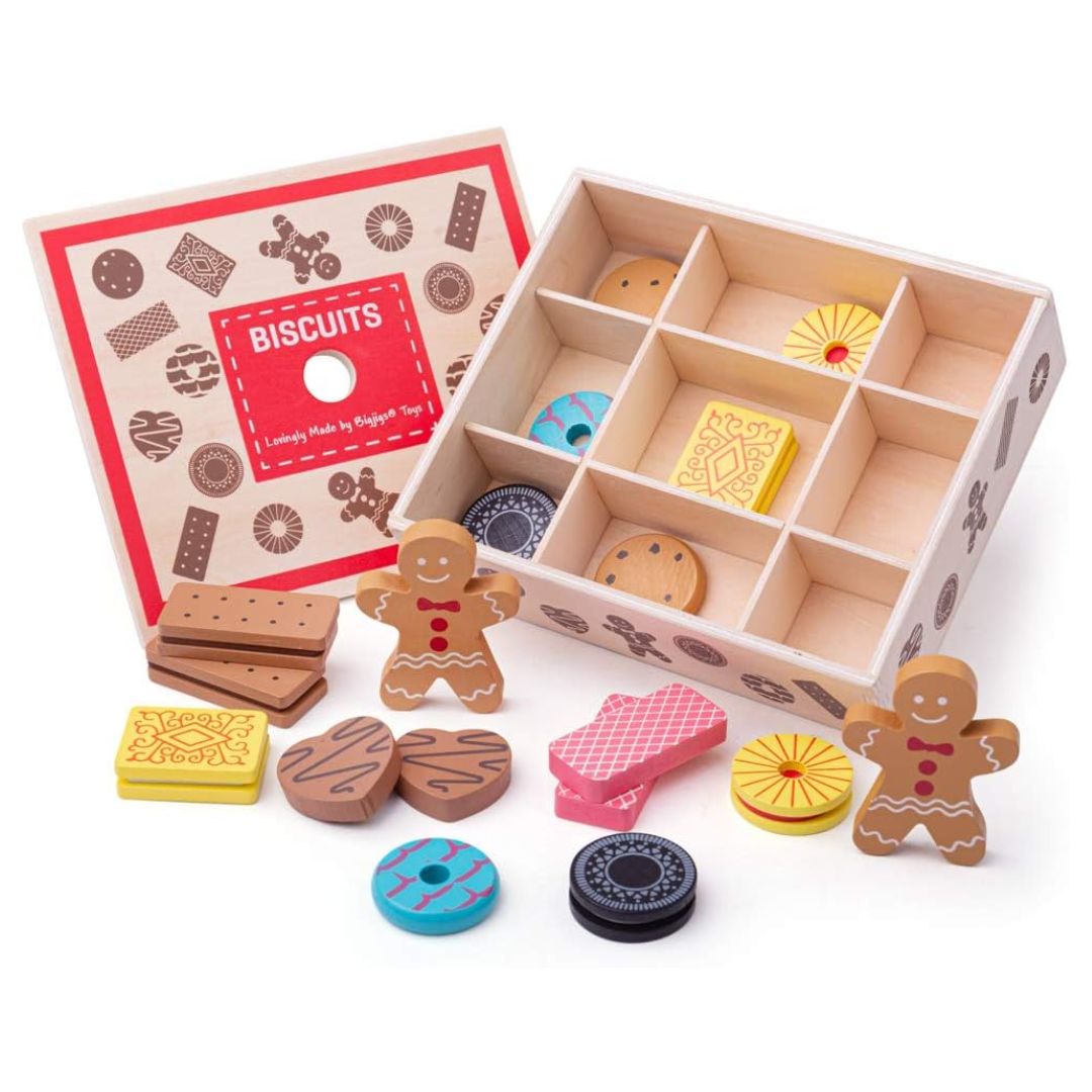 Bigjigs Wooden Box of Biscuits