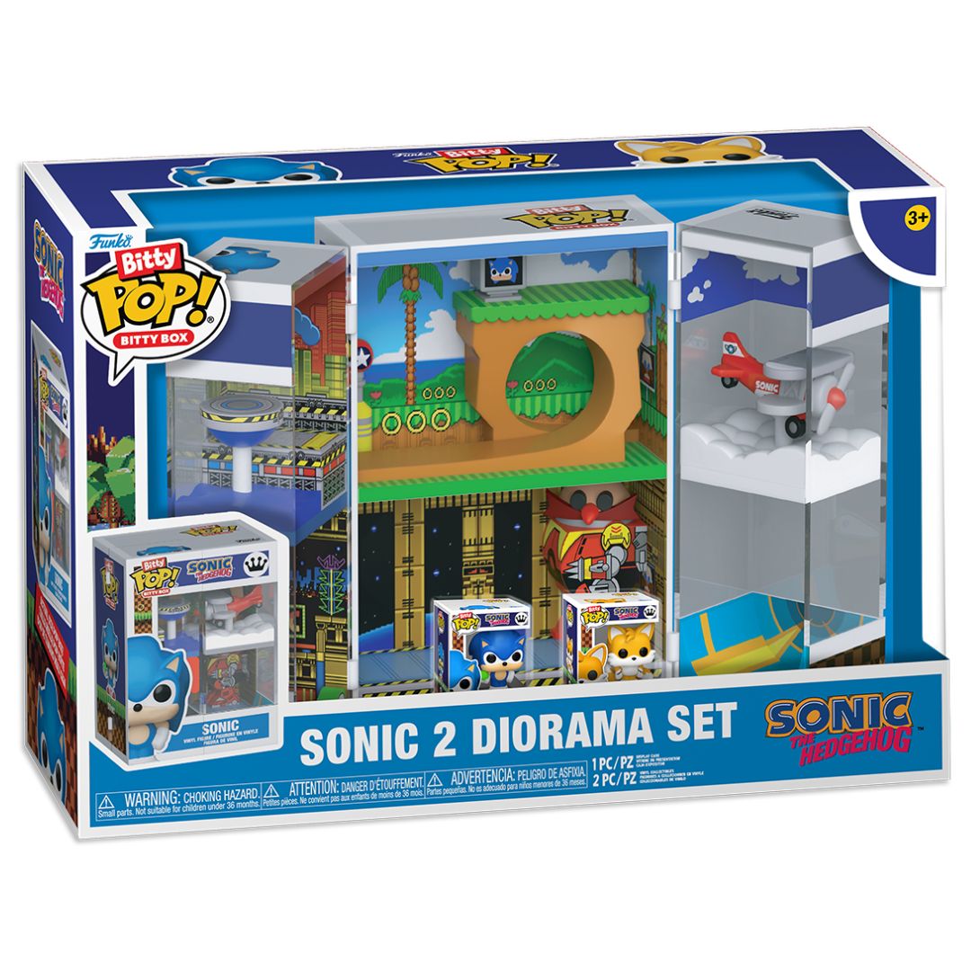Bitty Pop! Bitty Box Sonic 2 Diorama Set
