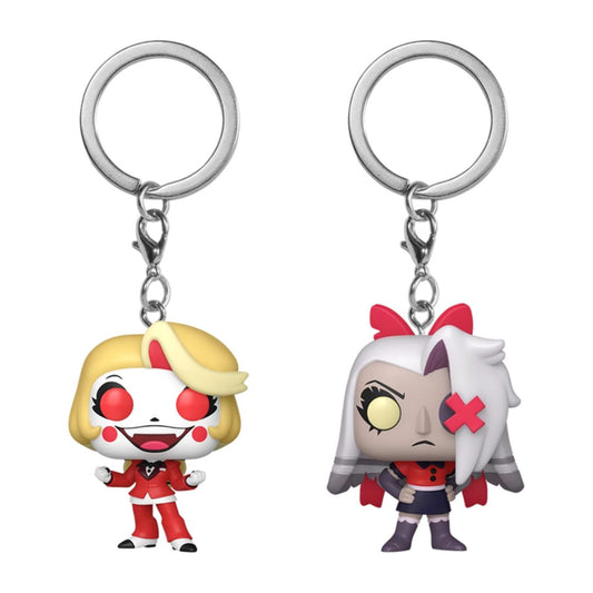 Pocket Pop! Keychain 2 Pack Hazbin Hotel Charlie & Vaggie