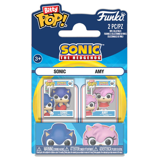 Bitty Pop! Sonic The Hedgehog 2 Pack - Sonic and Amy