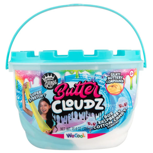 Compound Kings Butter Cloudz Swirls Blue Raspberry Cotton Candy Slime
