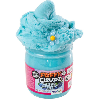 Compound Kings Fluffy Clouds Slime Jar Blue Raspberry Scented