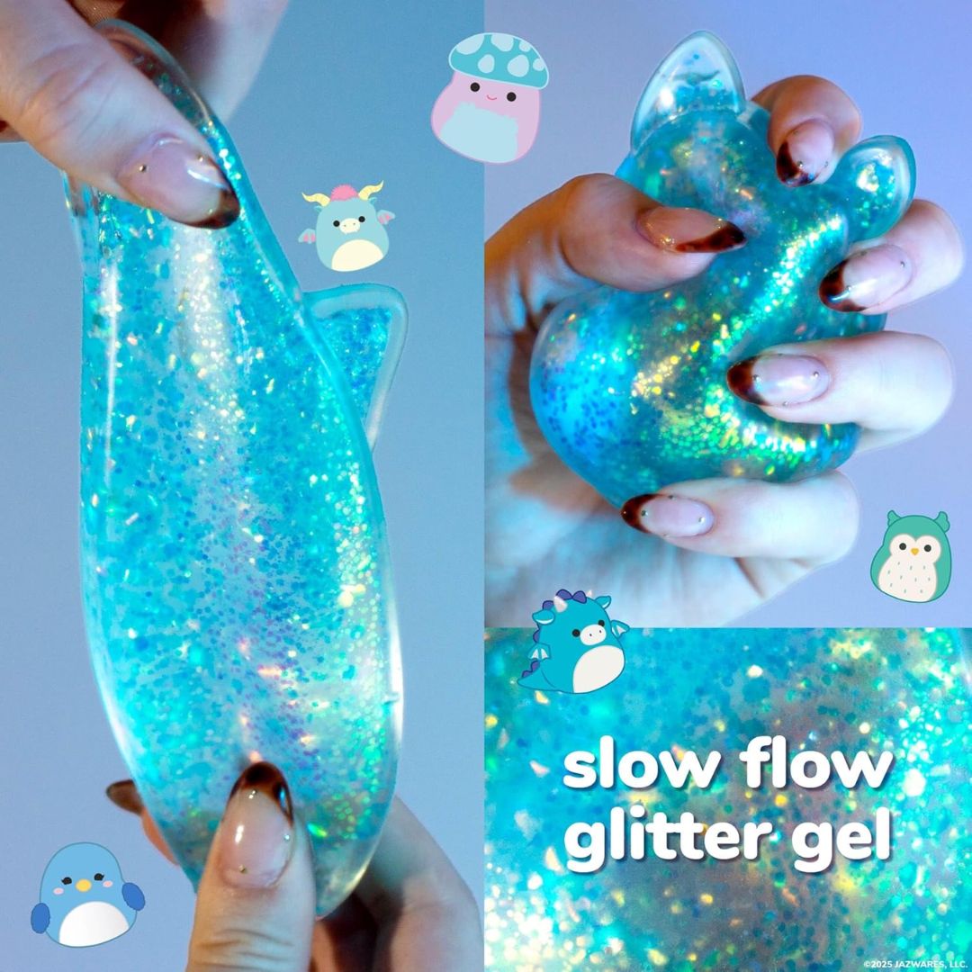 Slimy Gloop Gelli Gels Squishmallows - Blue